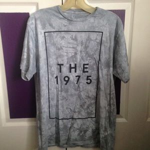 The 1975 Cool Grey Tie Dye Hot Topic Large T-shirt